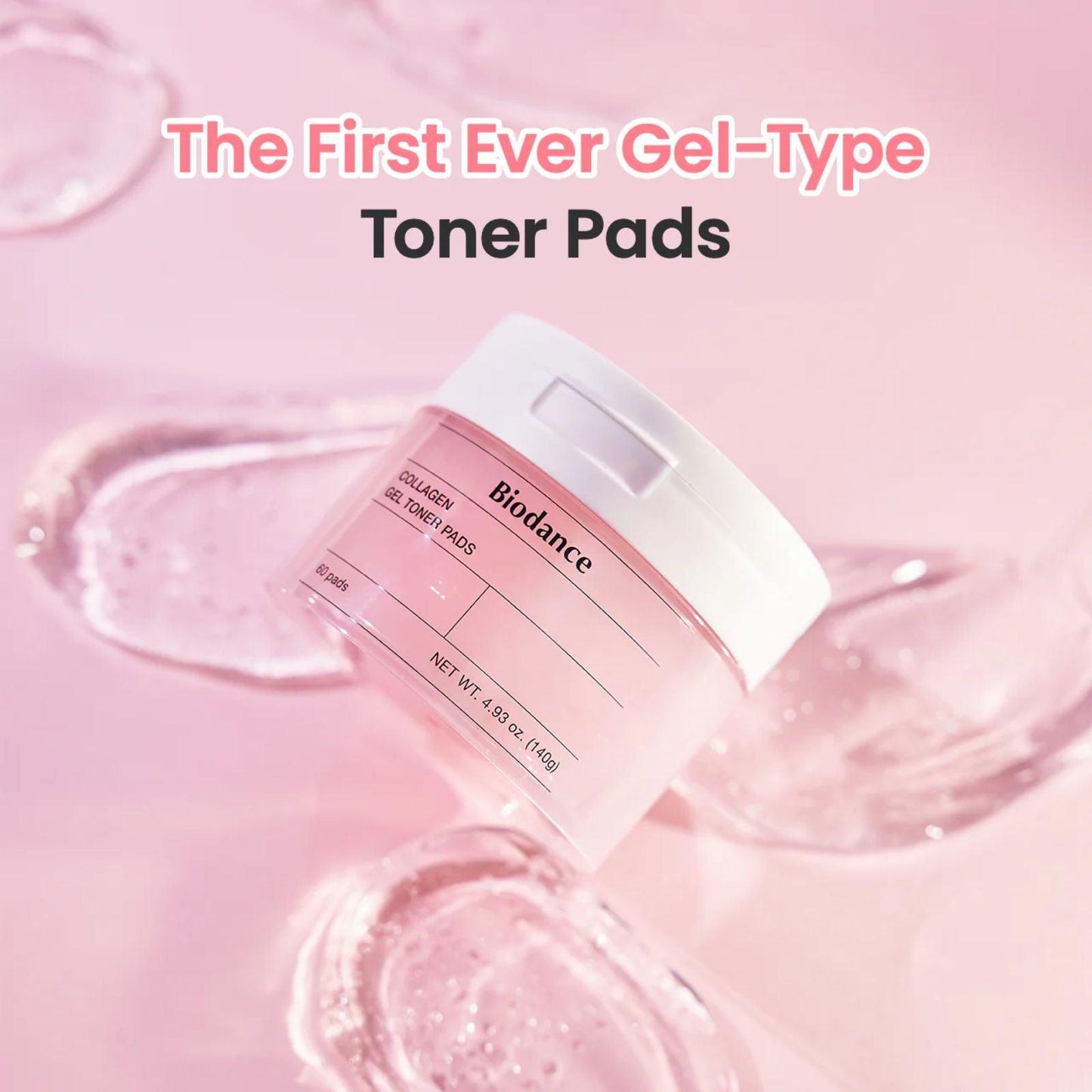 BIODANCE Collagen Gel Toner Pads (60Pads)  - K-ESSENCE Canada; Korean Cosmetics Canada