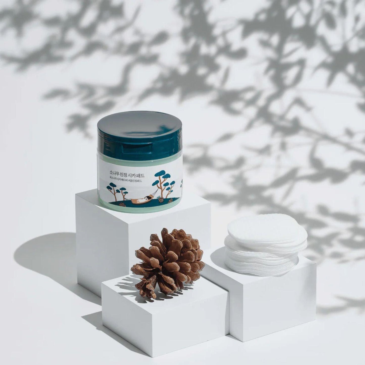 ROUND LAB Pine Calming Cica Pads 50pads - K-ESSENCE Canada; Korean Cosmetics Canada