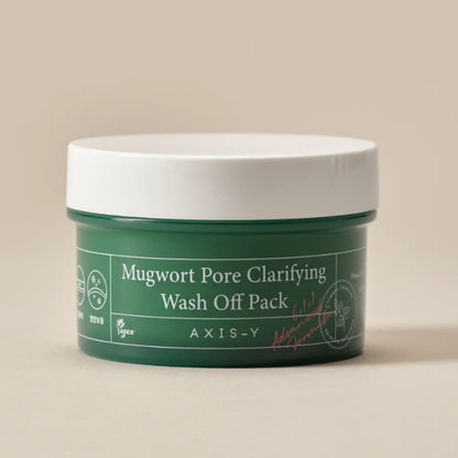 AXIS-Y Mugwort Pore Clarifying Wash Off Pack 100ml - K-ESSENCE Canada; Korean Cosmetics Canada