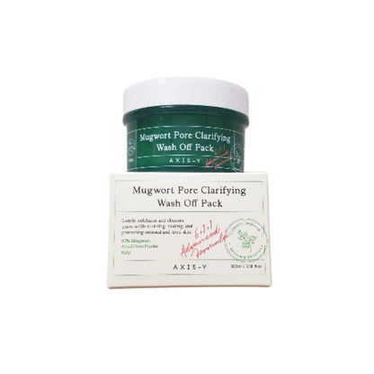 AXIS-Y Mugwort Pore Clarifying Wash Off Pack 100ml - K-ESSENCE Canada; Korean Cosmetics Canada