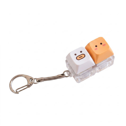Light up Keycap Fidget Keychains