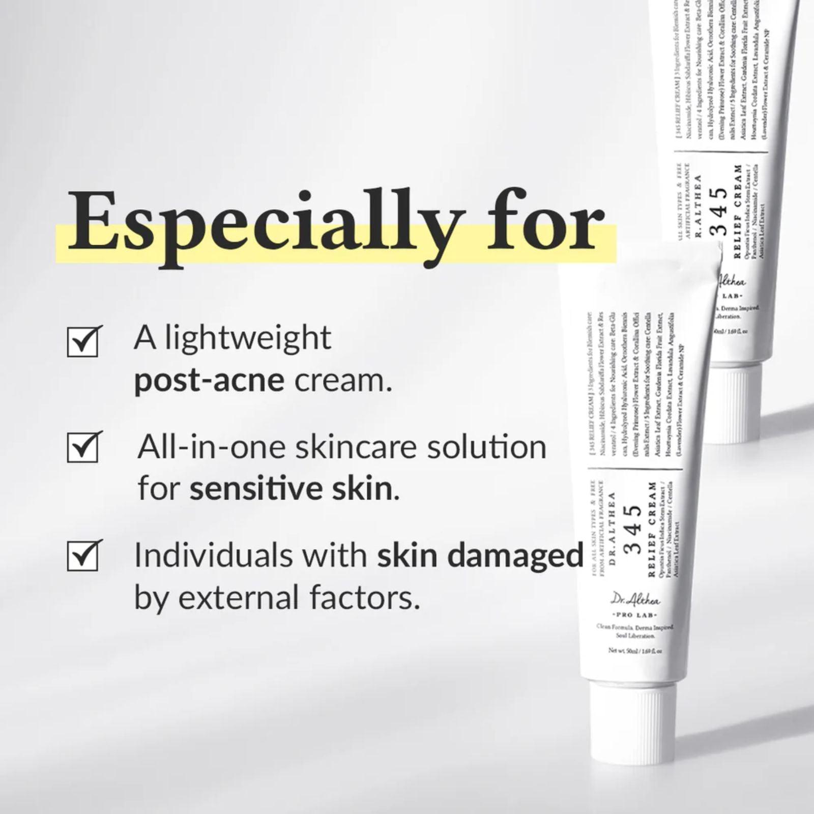 Dr.Althea 345 Relief Cream 50ml - K-ESSENCE