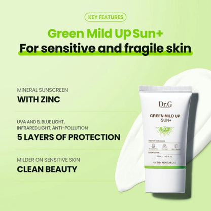 K-ESSENCE CANADA; KOREAN COSMETICS CANADA; Dr.G Green Mildup Sun_SPF50_50ml2