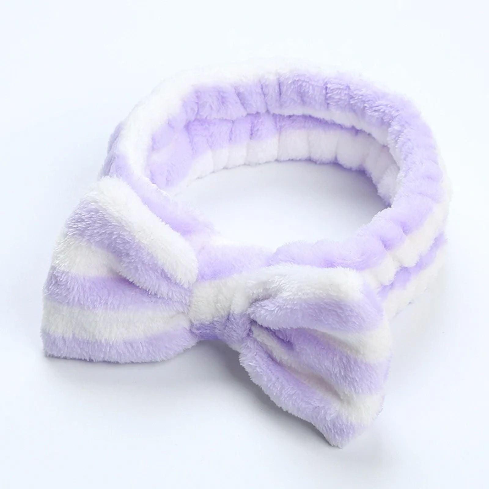 Spa Headband Unisex Bow Knot Leopard - K-ESSENCE Canada; Korean Cosmetics Canada