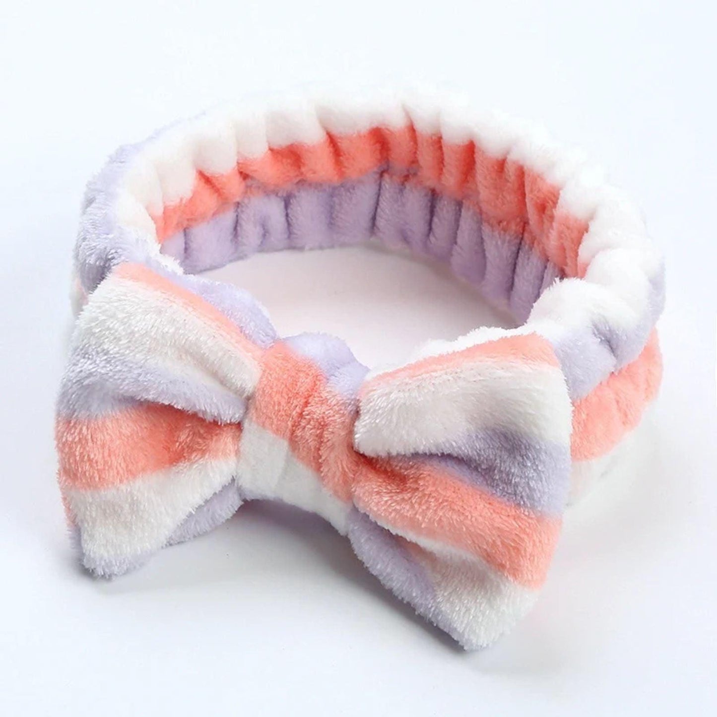 Spa Headband Unisex Bow Knot Leopard - K-ESSENCE Canada; Korean Cosmetics Canada
