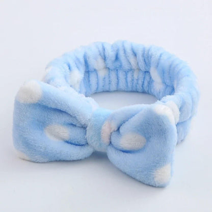 Spa Headband Unisex Bow Knot Leopard - K-ESSENCE Canada; Korean Cosmetics Canada