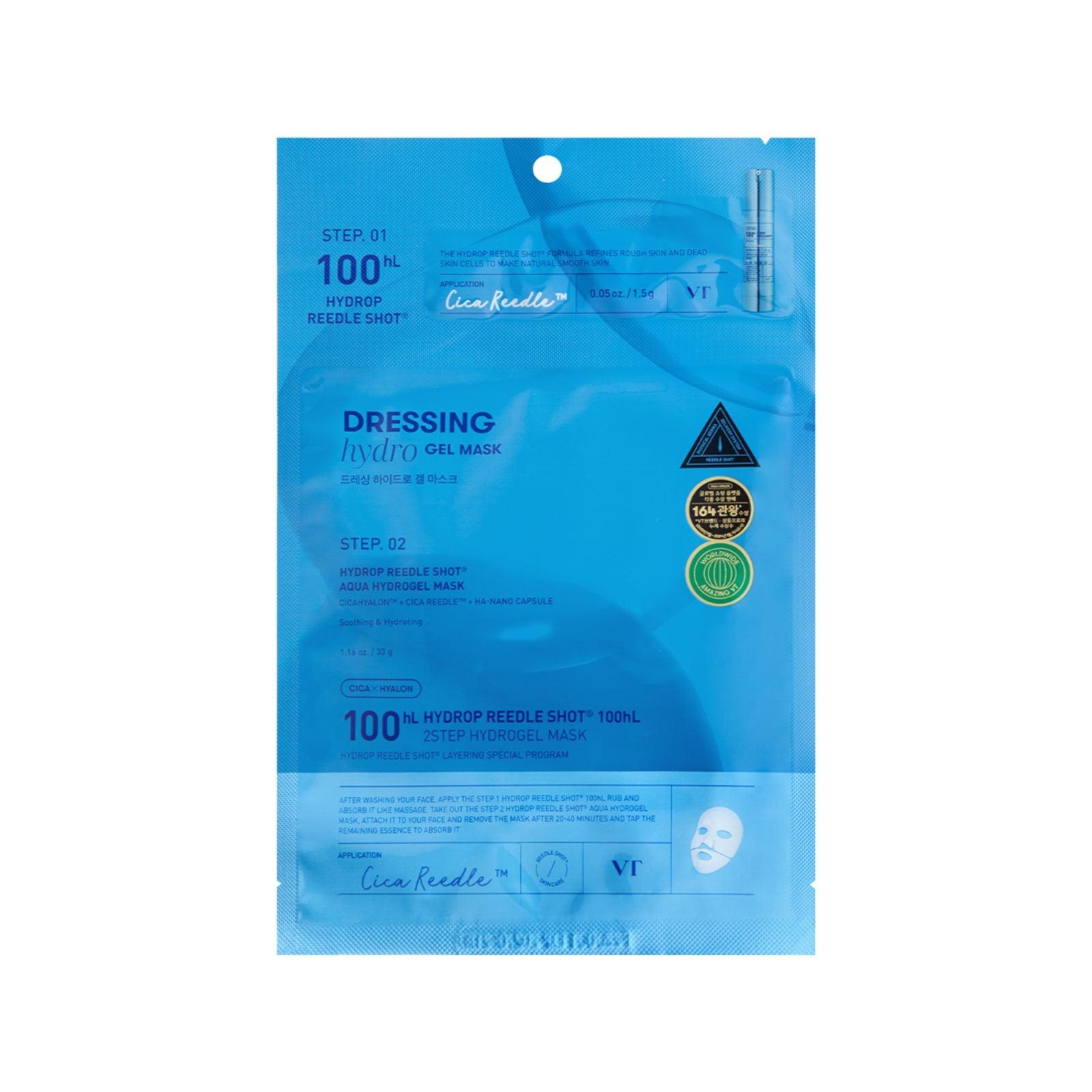 VT Hydrop Reedle Shot 100 2-Step Hydrogel Mask - K-ESSENCE Canada; Korean Cosmetics Canada