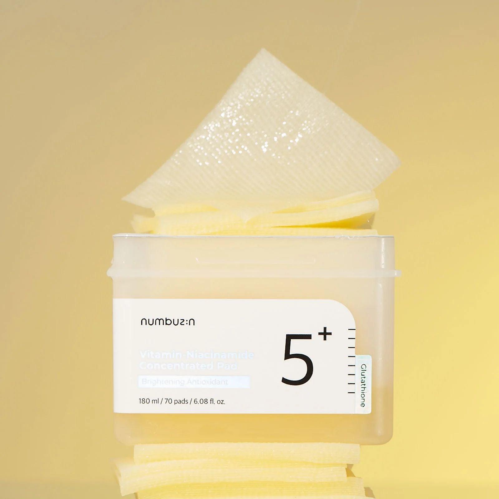 numbuzin No.5 Vitamin-Niacinamide Concentrated Pad 70pads - K-ESSENCE  Canada; Korean Cosmetics Canada